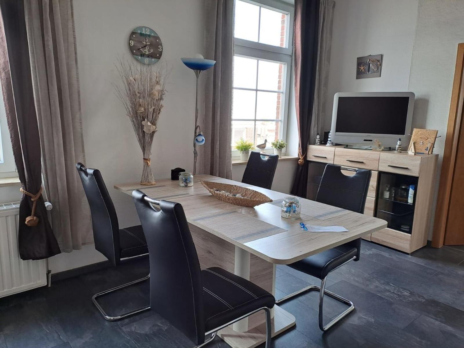Apartment Krabbe Fedderwardersiel Esterno foto